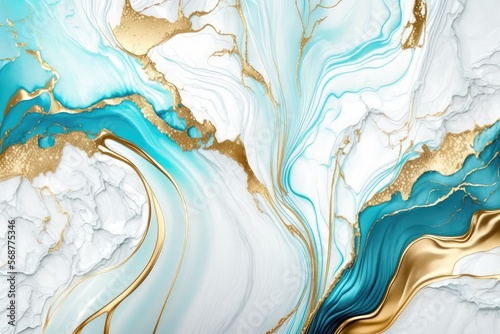 abstract watercolor painting made with generative ai