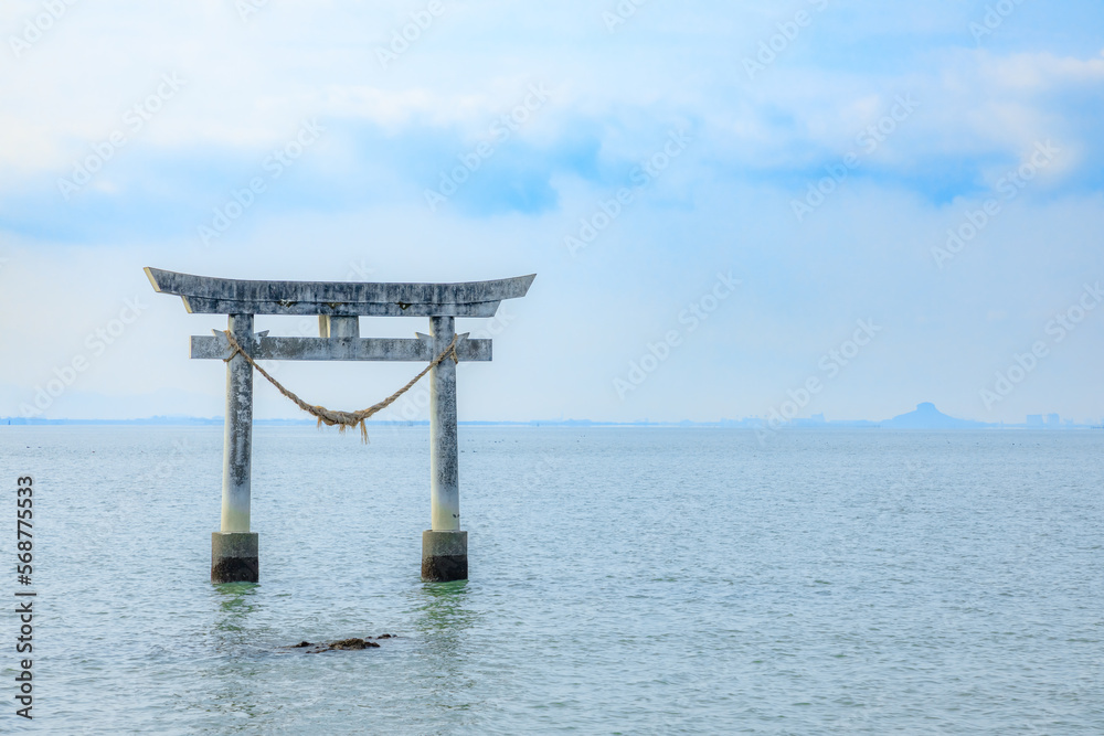 冬の永尾剱神社 熊本県宇城市 Einoo Tsurugi Shrine in winter. Kumamoto Prefecture, Uki City. 冬の永尾剱神社 熊本県宇城市 Einoo Tsurugi Shrine in winter. Kumamoto Prefecture, Uki City.