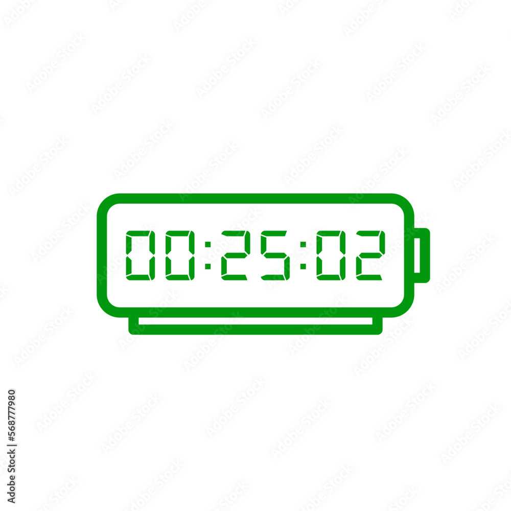 Digital, clock, led icon vector image. Can also be used for home electronics and appliances. Suitable for mobile apps, web apps and print media. Digital, clock, led icon vector image. Can also be used for home electronics and appliances. Suitable for mobile apps, web apps and print media.