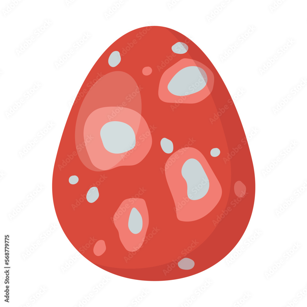 Colorful easter egg isolated on white background Colorful easter egg isolated on white background