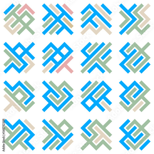 Asemic Glyph writing hieroglyph imitation abstract illustration