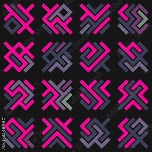 Asemic Glyph writing hieroglyph imitation abstract illustration
