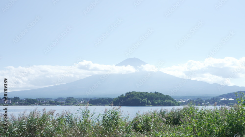 Obraz premium 富士山 河口湖 富士吉田 観光 登山