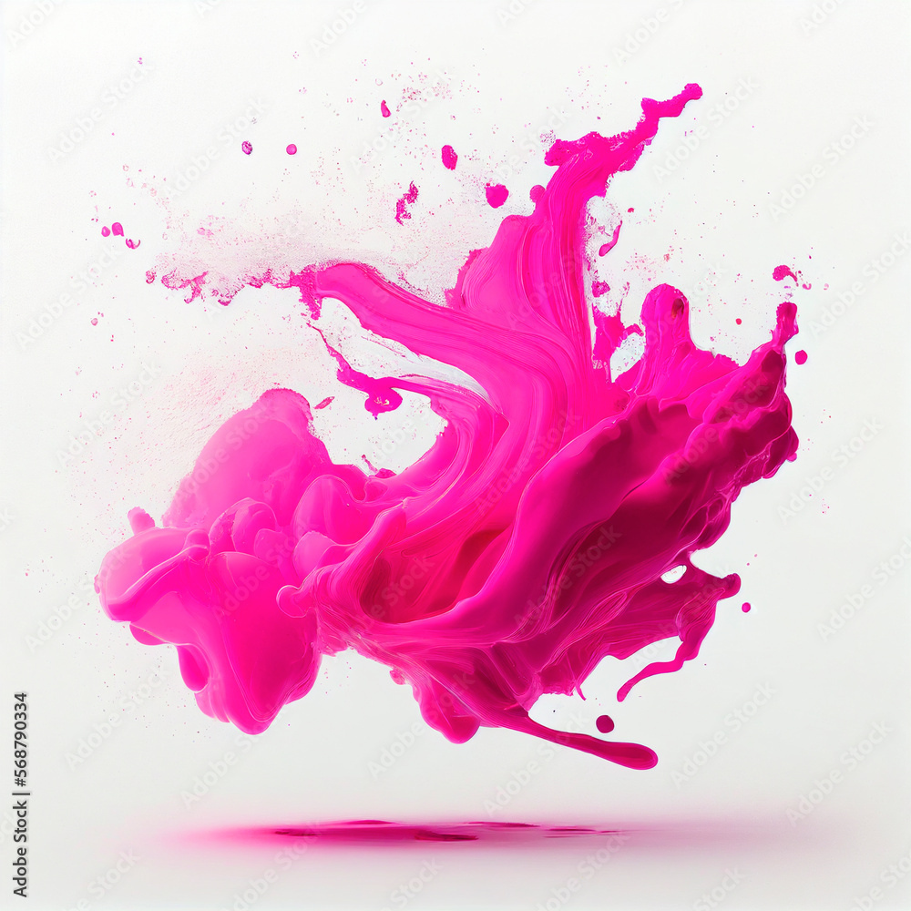 pink stains background, powder, ai generation