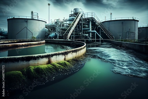 Sewage Treatment Plant. Wastewater Treatment Water Use. Filtration Effluent and Waste Water. Industrial Solutions for Sewerage Water Treatment and Recycled. Generative AI