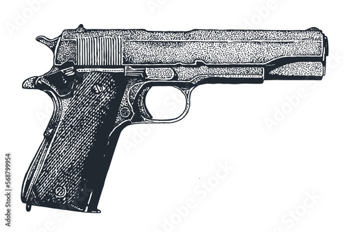 Handgun, machine pistol , png