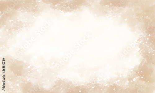 Abstract brown pastel watercolor background stock illustration