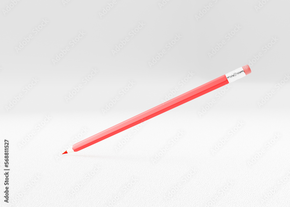Ren voting pencil, putting about to put a vote onto paper.