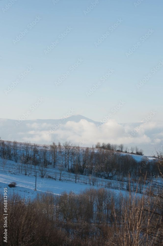 Snow in the mountains,
Mountains in Poland,
Mountain in the clouds, Polish landscape Snow in the mountains,
Mountains in Poland,
Mountain in the clouds, Polish landscape