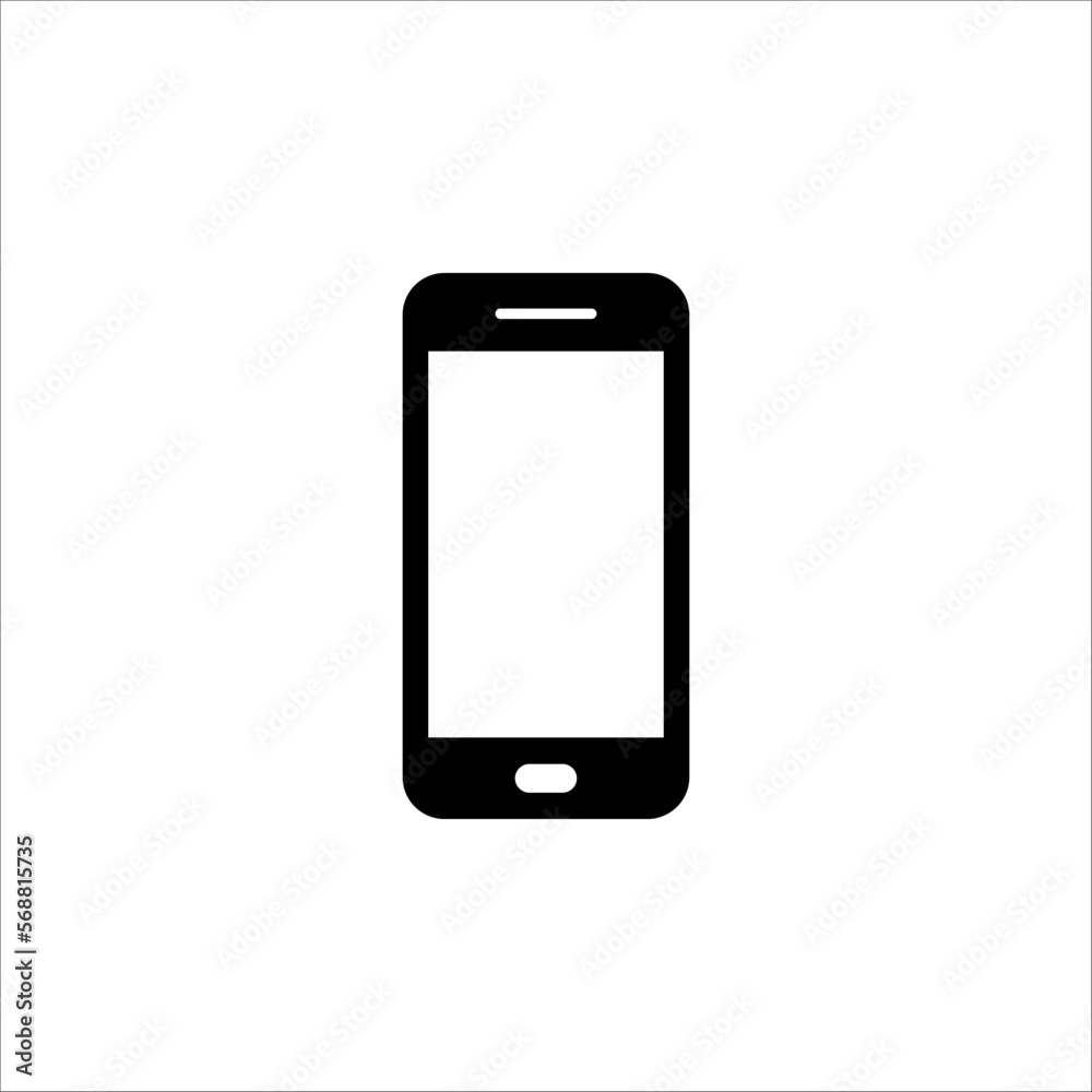 smartphone icon. mobile phone icon vector illustration on white background smartphone icon. mobile phone icon vector illustration on white background