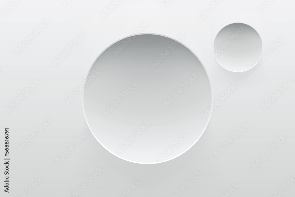 circles with light and shadow on white circles with light and shadow on white