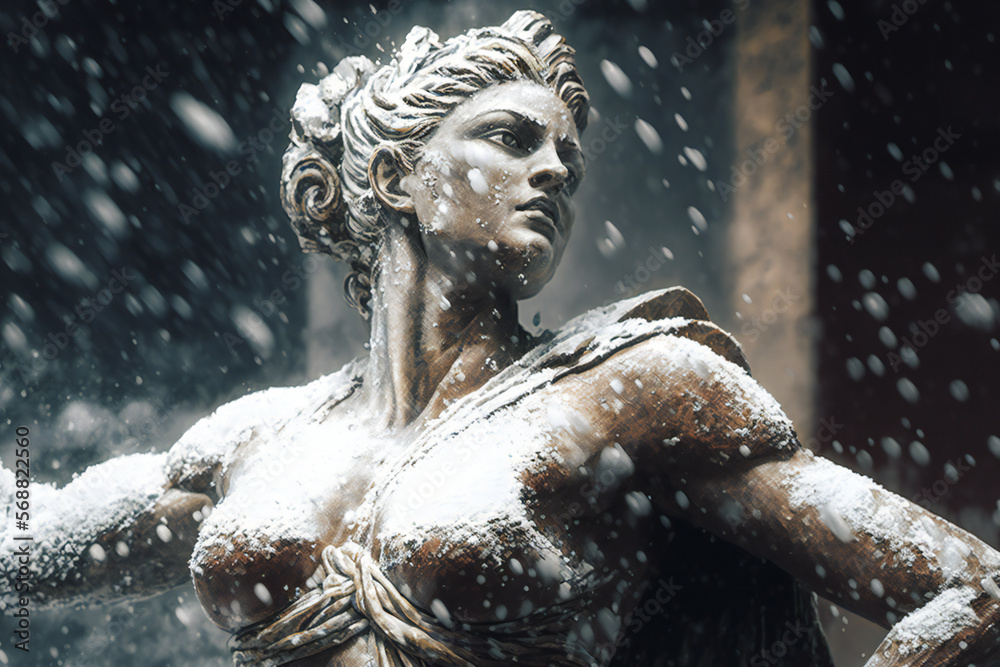 Ancient roman greek god - Roman culture - Generative AI