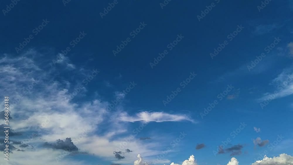 Cloudy sky timelap