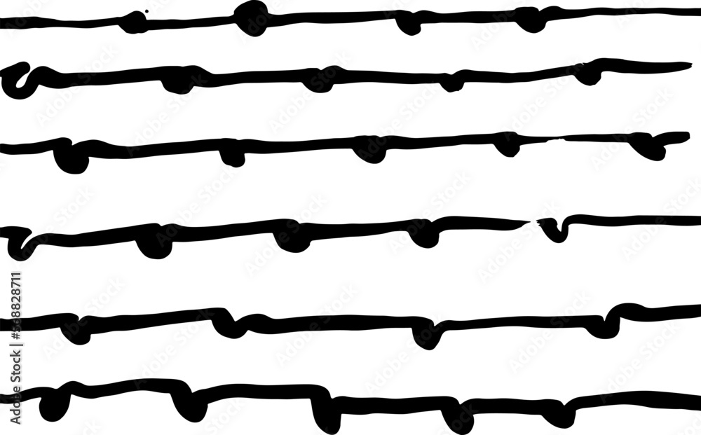 Handdrawn Brush Strokes with Nodes Set Handdrawn Brush Strokes with Nodes Set