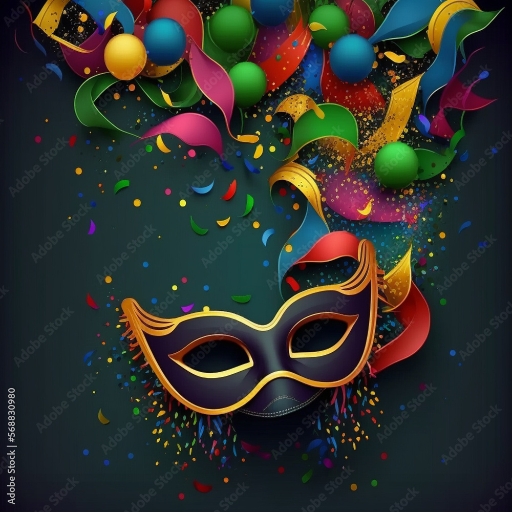 carnival mask background