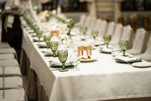 celebratory wedding banquet for 50 people