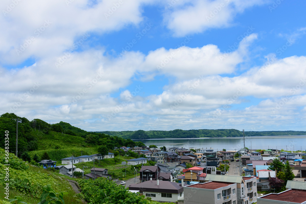 北海道　東部　初夏の厚岸町
