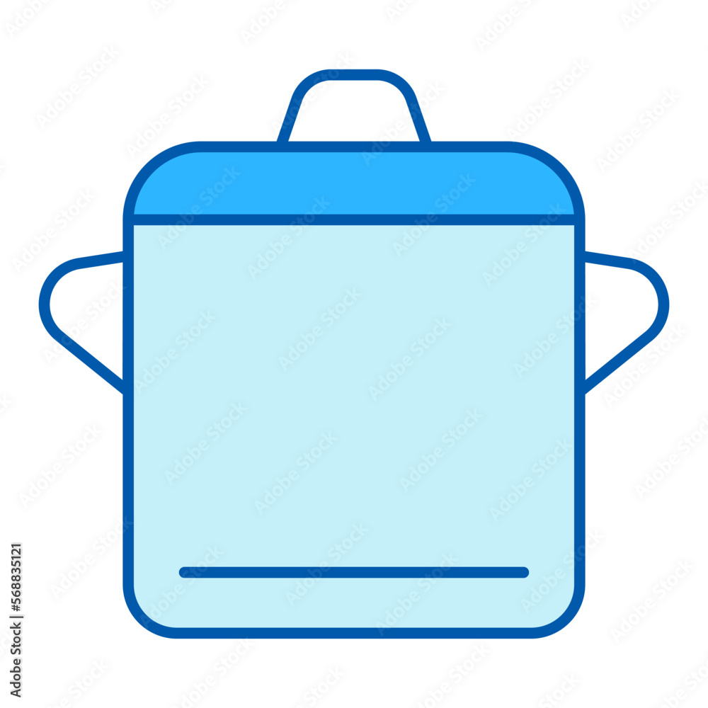 Saucepan with lid for cooking - icon, illustration on white background, similar style Saucepan with lid for cooking - icon, illustration on white background, similar style