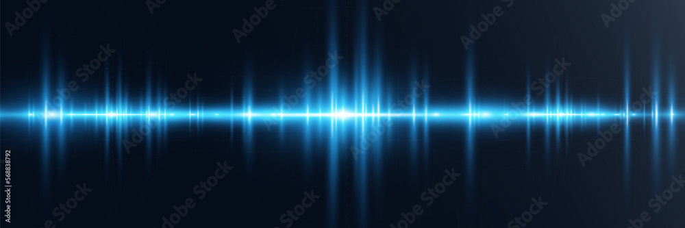 Light blue vector special effect. Glowing beautiful bright lines on a dark background.	
