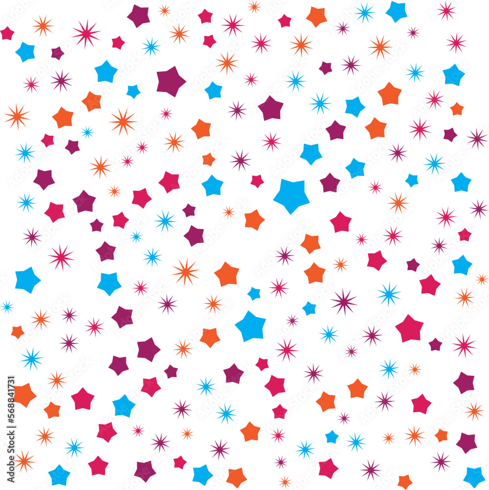ILLUSTRATION SIMPLE ABSTRACT GEOMETRIC STAR PATTERN FLAT COLORFUL MODERN DESIGN VECTOR ILLUSTRATION SIMPLE ABSTRACT GEOMETRIC STAR PATTERN FLAT COLORFUL MODERN DESIGN VECTOR