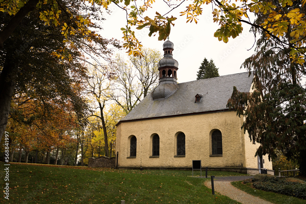 The old church on top of the thomasberg near Bonn The old church on top of the thomasberg near Bonn