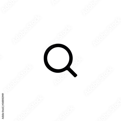 Search icon. Simple style web searching background symbol. Search brand logo design element. Search t-shirt printing. vector for sticker.