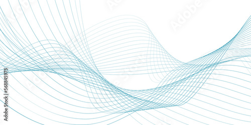 Vector geometric backgrounds. Dynamic lines and waves. Template design for business  certificate  web. PNG