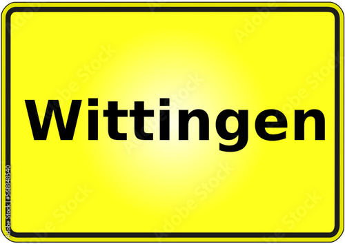 Stadteingangsschild Deutschland Stadt Wittingen