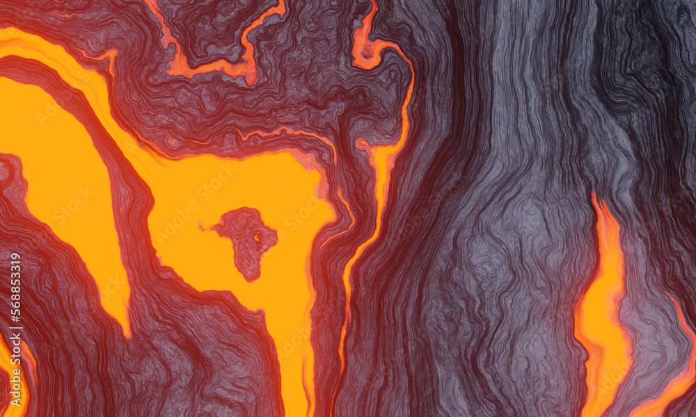 3D rendered abstract volcanic lava background 3D rendered abstract volcanic lava background