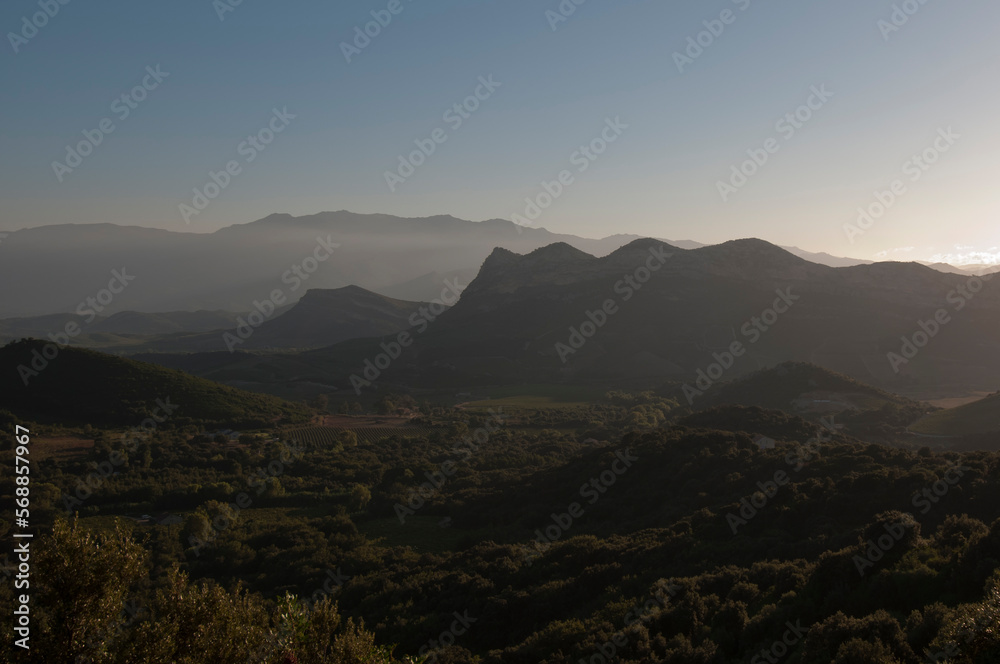 Obraz premium Vista di Bocca di Menola, Patrimonio Corsica, Francia