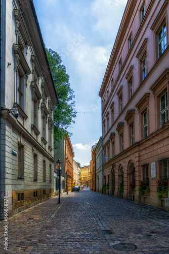 Fototapeta Naklejka Na Ścianę i Meble -  Krakow - Poland's historic center, a city with ancient architecture.