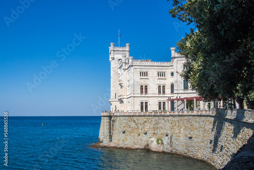 The Miramare Castle in Trieste, Italy