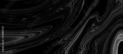 Luxurious black liquid marble surfaces design. fluid abstract paint background. close-up fragment of acrylic painting on canvas.