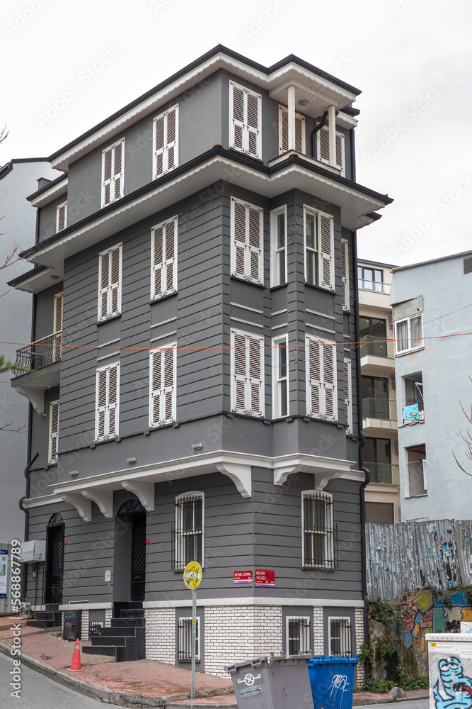 Renovated traditional Turkish house in Istanbul.