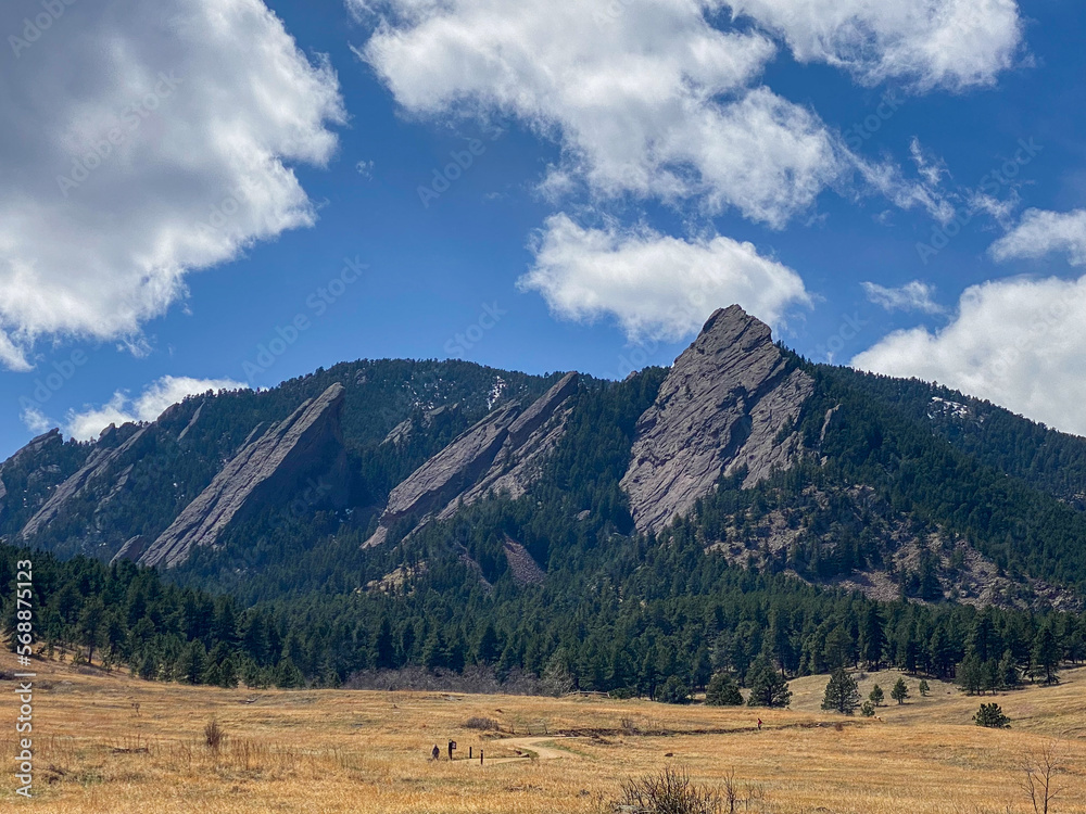 landscape in the flatiron mountains landscape in the flatiron mountains