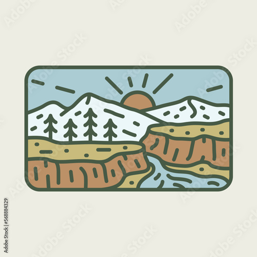 Beauty nature graphic illustration vector art t-shirt design