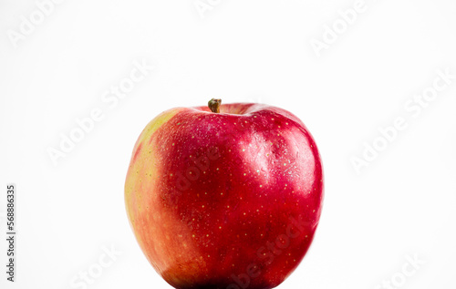 red apple isolated on white