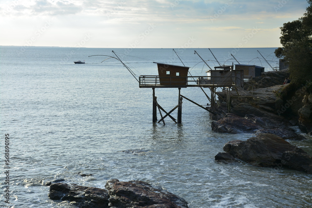 Pornic - Cabanes de pêcheurs