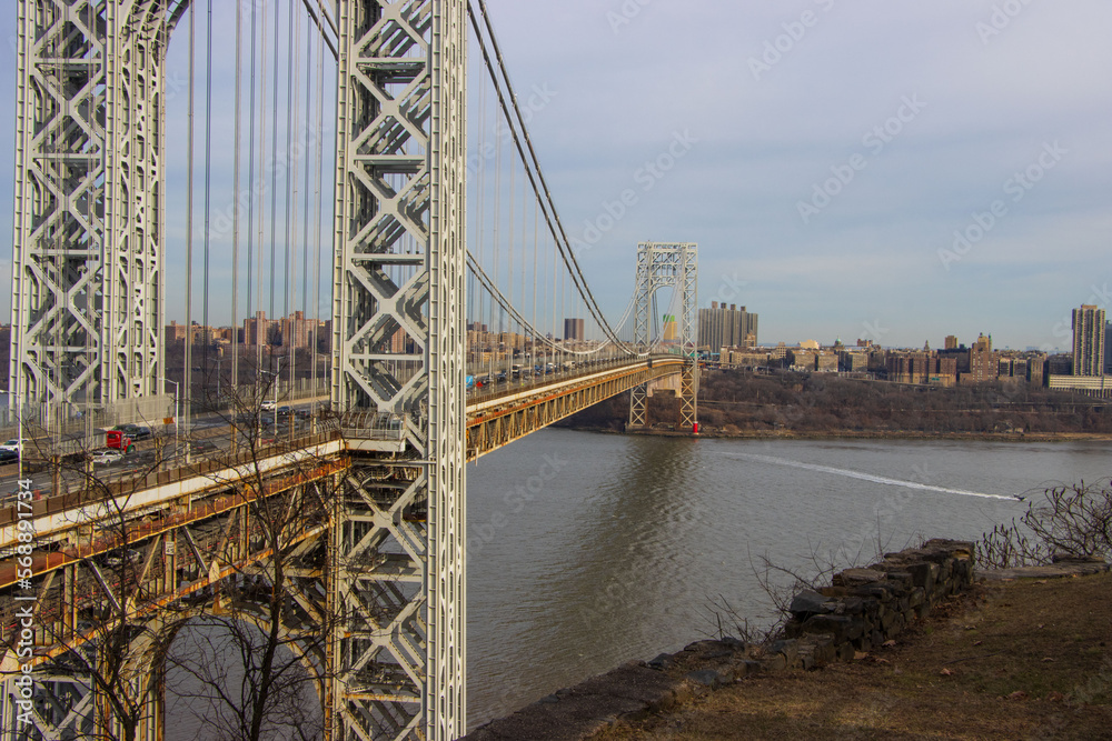 Naklejka premium interstate bridge