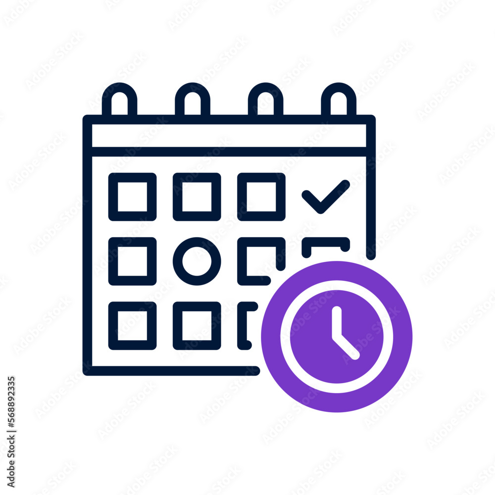 time planning icon for your website design, logo, app, UI. time planning icon for your website design, logo, app, UI.