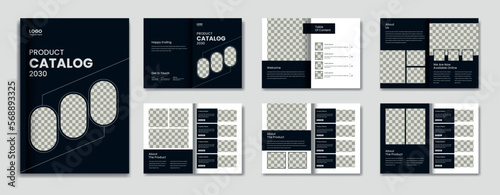 Modern product catalog design template,
multipurpose product catalogue layout design template, a4 Minimalist Company product brochure template design