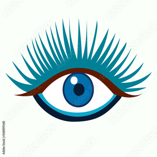 eye of ra from the evil eye, mystical, clairvoyance, vector, isolated