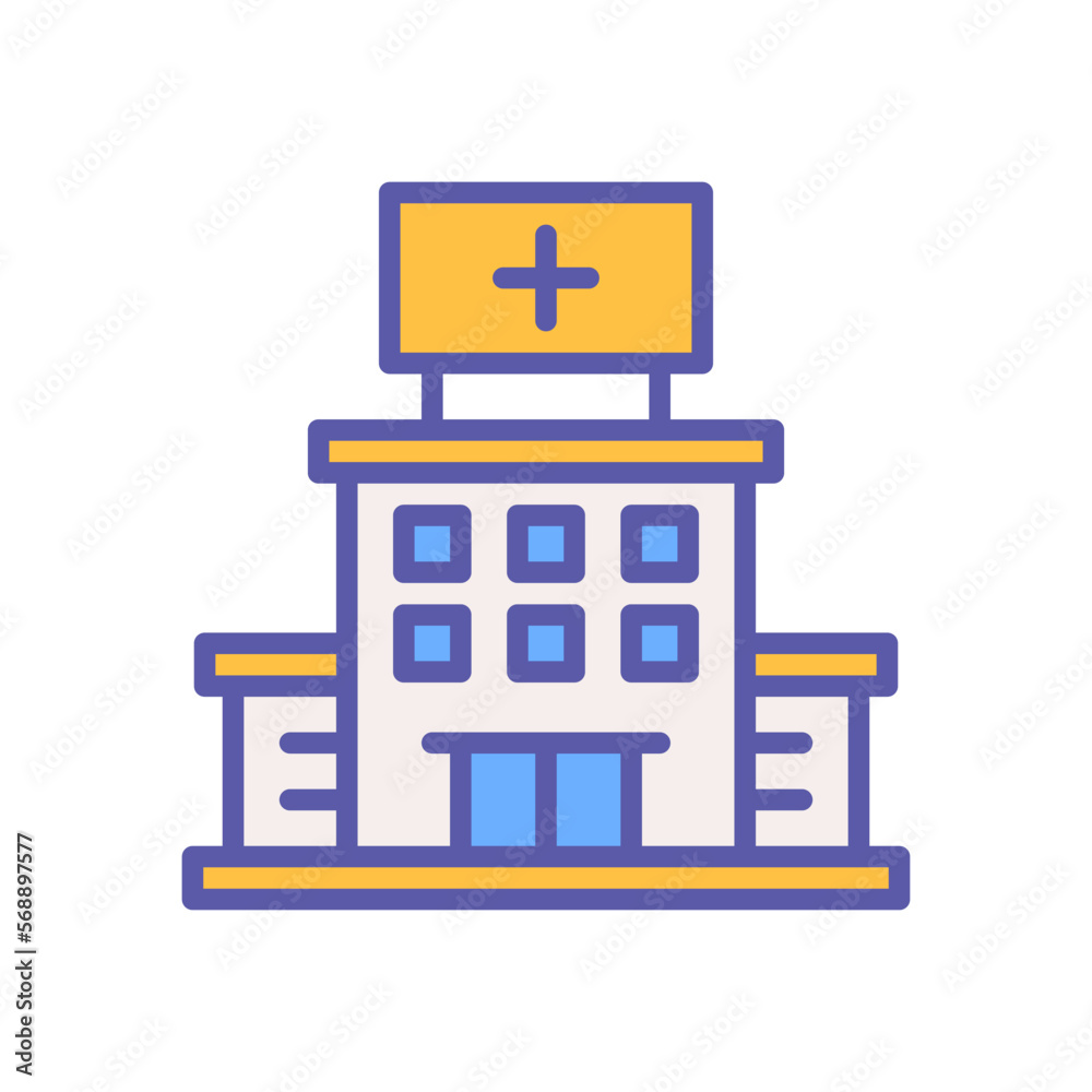 hospital icon for your website design, logo, app, UI. hospital icon for your website design, logo, app, UI.