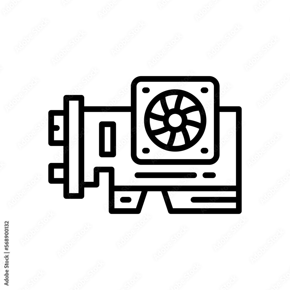 graphics card icon for your website, mobile, presentation, and logo design. graphics card icon for your website, mobile, presentation, and logo design.