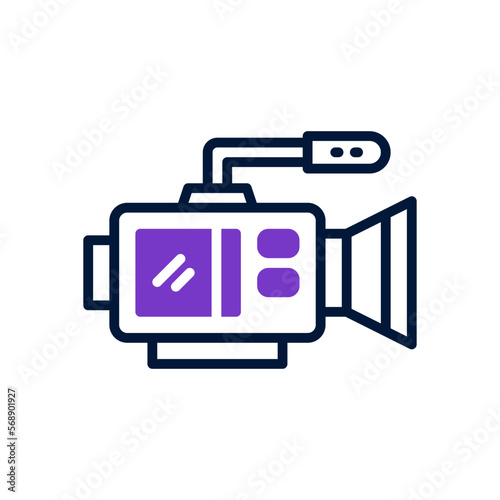 video camera icon for your website, mobile, presentation, and logo design.