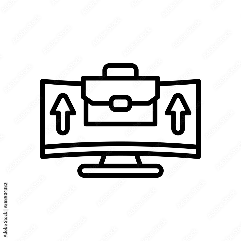 online work icon for your website design, logo, mobile design, and presentation. online work icon for your website design, logo, mobile design, and presentation.