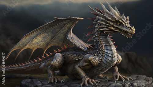dragon 3d rendering © Demencial Studies