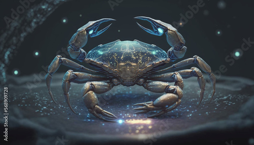 zodiac constellation cancer illustration