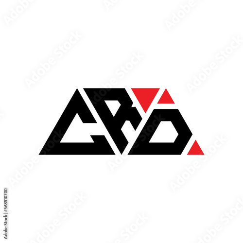 CRD triangle letter logo design with triangle shape. CRD triangle logo design monogram. CRD triangle vector logo template with red color. CRD triangular logo Simple, Elegant, and Luxurious Logo...