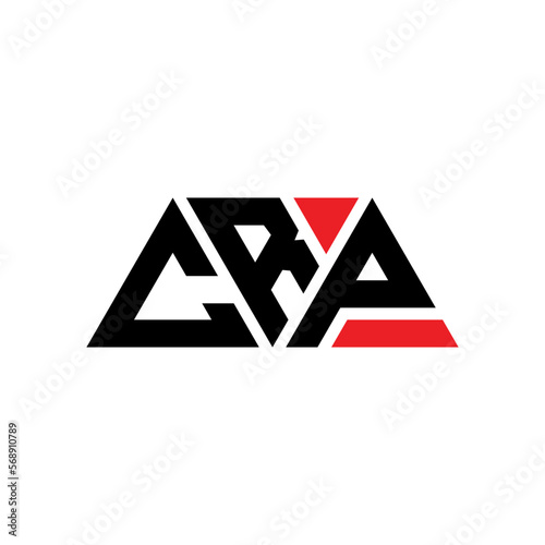 CRP triangle letter logo design with triangle shape. CRP triangle logo design monogram. CRP triangle vector logo template with red color. CRP triangular logo Simple, Elegant, and Luxurious Logo...